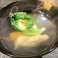 津の守坂 小柴 - お椀：クエ、蓮根餅