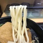 道楽うどん - うどんのアップ