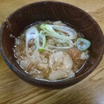 ラーメン そら - ドレッシング。別皿でもらった