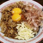 新潟長岡らぁめん 安ざわ食堂 - マニばらざわカレーライス全部のせ