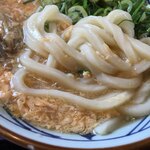 丸亀製麺 - アンがうどんに絡む絡む