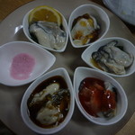 満幸商店 - 生牡蠣5種のソース×各２ケ