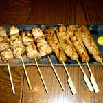 串焼き・魚 新宿宮川 - 日向鶏の串焼き
