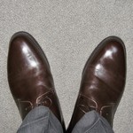 空也 - 私の木型で作った靴 (Chukka boots、くるぶし丈) たくさん歩いても足首がしっかりしているので疲れない