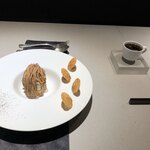 コミナセマコ - 利平栗のヴァシュラン、ブレンドコーヒー。