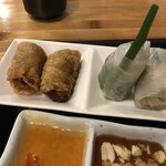 123Zo - 揚げ春巻きと生春巻き