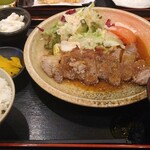 屋台居酒屋 大阪 満マル - サーロインステーキ定食　780円(別)