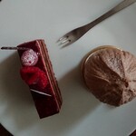 アテスウェイ - フランボワーズのケーキ & モンブラン