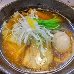 麺の風 祥気 - 秋鮭ワンタンそば@900