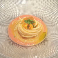 RISTORANTE YAGI - フルーツトマトと生ウニの冷製パスタ