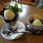 けや木 - けやきのパフェとコーヒーゼリー