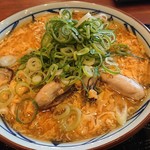 丸亀製麺 - 牡蠣づくし玉子あんかけ