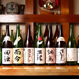 ◆Carefully selected rare sake, seasonal limited local sake◎