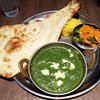 インドカレー＆ナン ムンバイ - 料理写真:カレー＆ナンセット（ほうれん草パニール）