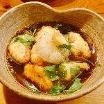 旬彩酒房 あうん - トマトの揚げ出し　700円