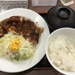 松屋 - 豚テキW定食 並