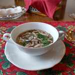 レストランテ 風 - 原木しいたけのスープ～☆