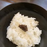 赤坂 らいもん - 柚子胡椒味噌オンザライス