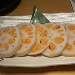 魚七鮮魚店 - ウニレンコン