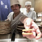 鳥茂 - フォアグラのリッツサンド