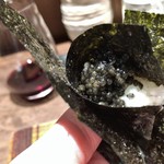 鳥茂 - キャビアおにぎり