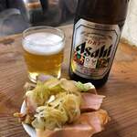 特麺コツ一丁ラーメン - おつまみセット 630円