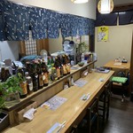 小さな居酒屋畦 畦 - 店内カウンター
