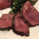 ワインレストラン ドミナス - ニホンジカシンタマの低温調理