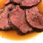 ワインレストラン ドミナス - エゾシカロースの低温調理