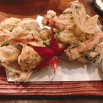 魚山亭 - 栗の天ぷら