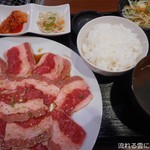 Irakutei - 焼肉定食(肉大盛)