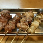 焼きとん にっしゃん - おまかせ串 5本のうち4本