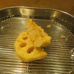 てんぷら 深町 - 加賀蓮根