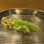 てんぷら 深町 - アスパラ