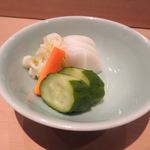 てんぷら 深町 - 香の物