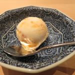 てんぷら 深町 - クルミアイス