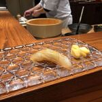 鮨 最上 - 尾長鯛《特上 季節のおまかせコース内》【令和元年11月18日撮影】