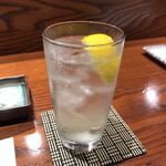鮨 最上 - レモンサワー（800円）【令和元年11月18日撮影】