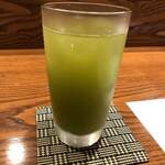 鮨 最上 - 抹茶ハイ（800円）【令和元年11月18日撮影】