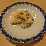 中國菜 神谷 - 海老と蕪の白子炒め