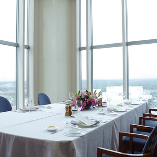 ランチ 完全予約制 B コース 全5品 スカイレストラン バー グランビュー Grandview 苫小牧 フレンチ 食べログ