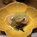 湖粋 - 大根のうなぎ巻き