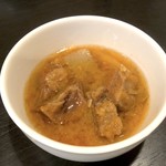 みょうが屋 - 宮崎黒毛和牛のスジ煮込み