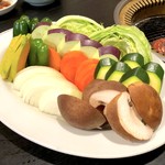 みょうが屋 - 野菜盛り