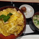 Tori San Wa Iom Moru Hiroshima Fuchuu - 香草美水鶏親子丼鶏そばセット