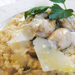 オリーヴォ オリーヴォ - 広島産大粒牡蠣のクリームリゾット　パルミジャーノ添え