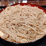 そば三昧 - 【2019.11.21(木)】もりそば(並盛)480円の麺