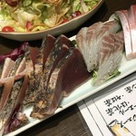 魚`S まん - 大ぶりの刺身は、鮮度も良好です。