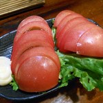 炭火串焼はがくれ - 冷やしトマト