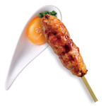 [Our most popular item] Tsukimi Tsukune Skewer